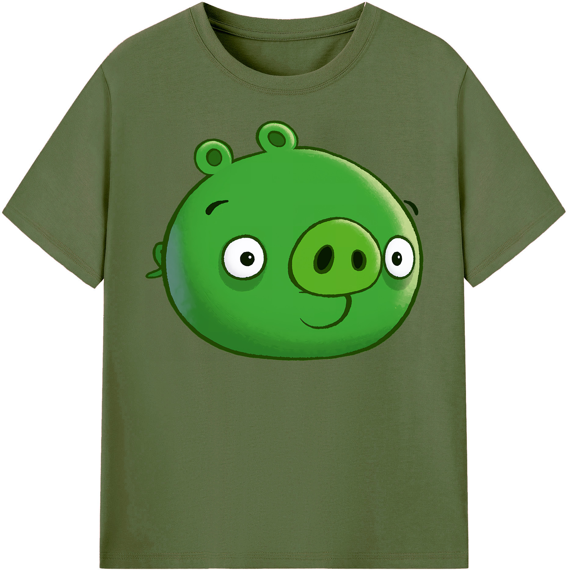 （画像用） Angry Birds アングリーバード 綿100％半袖Tシャツ（フロントプリント）